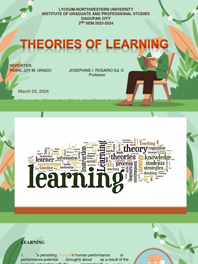 PDF Theories Of Learning | PDF