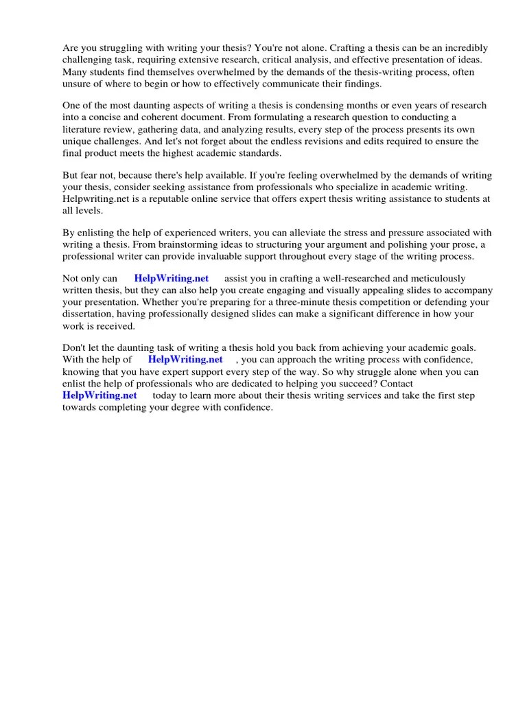 Three Minute Thesis Slide Examples | PDF | Infographics | Thesis