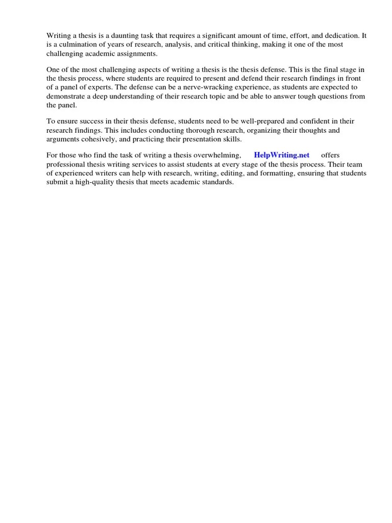 Thesis Defense Adalah | Download Free PDF | Thesis | Magnetic Resonance ...