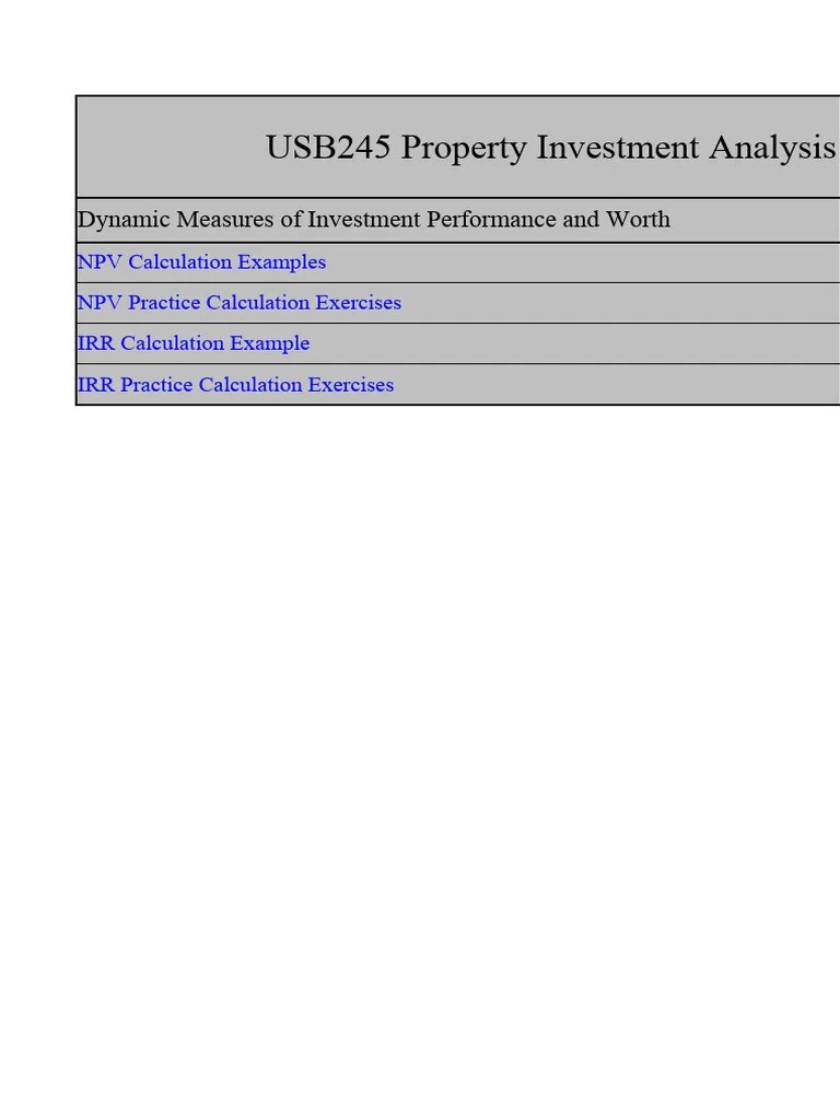 NPV IRR Examples | PDF | Net Present Value | Internal Rate Of Return