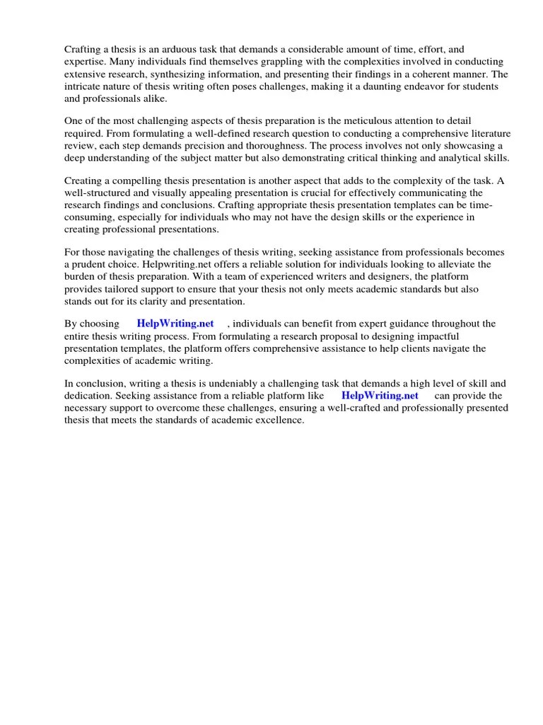 Thesis Presentation Templates | PDF | Microsoft Power Point | Thesis