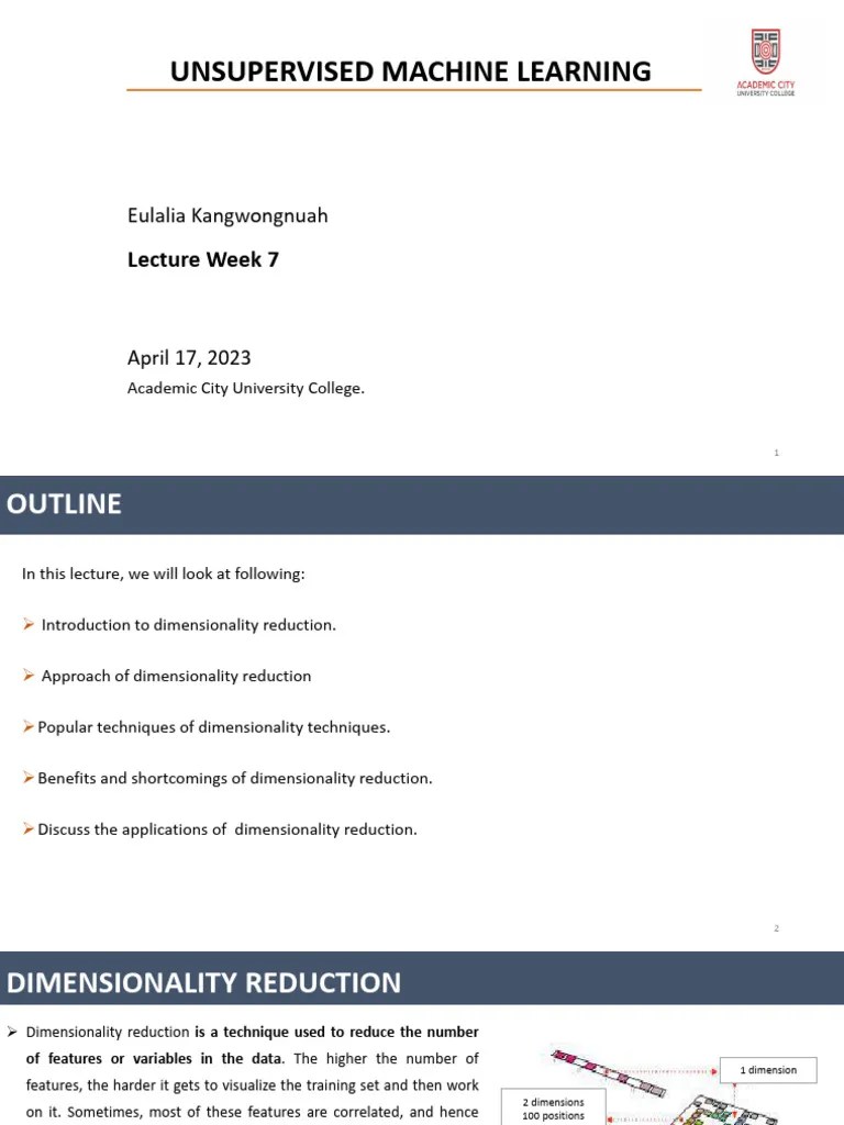 Introduction To Dimensionality Reduction-1 | PDF | Principal Component ...