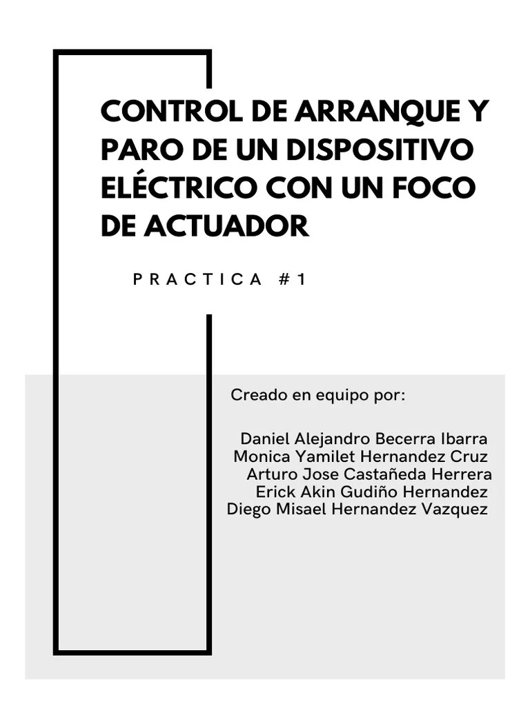 Práctica De PLC | PDF | Controlador Lógico Programable | Hardware De La ...