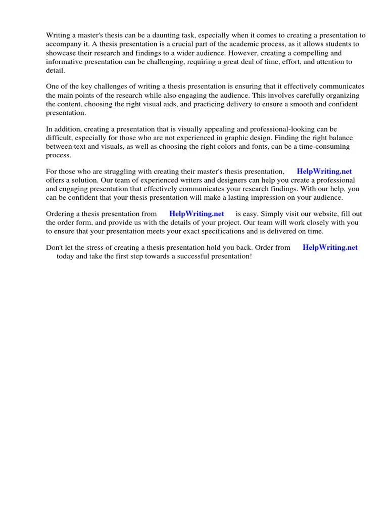 Master Thesis Presentation PPT Economics | PDF | Thesis | Microsoft ...