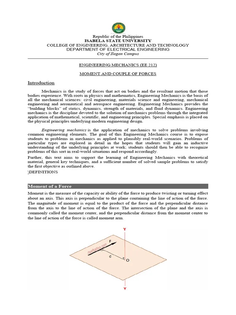 Emech Module 4 | PDF | Engineering | Mechanics
