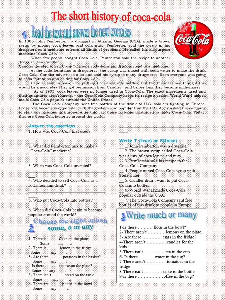 A Short History Of Coca-Cola | PDF | The Coca Cola Company | Coca Cola