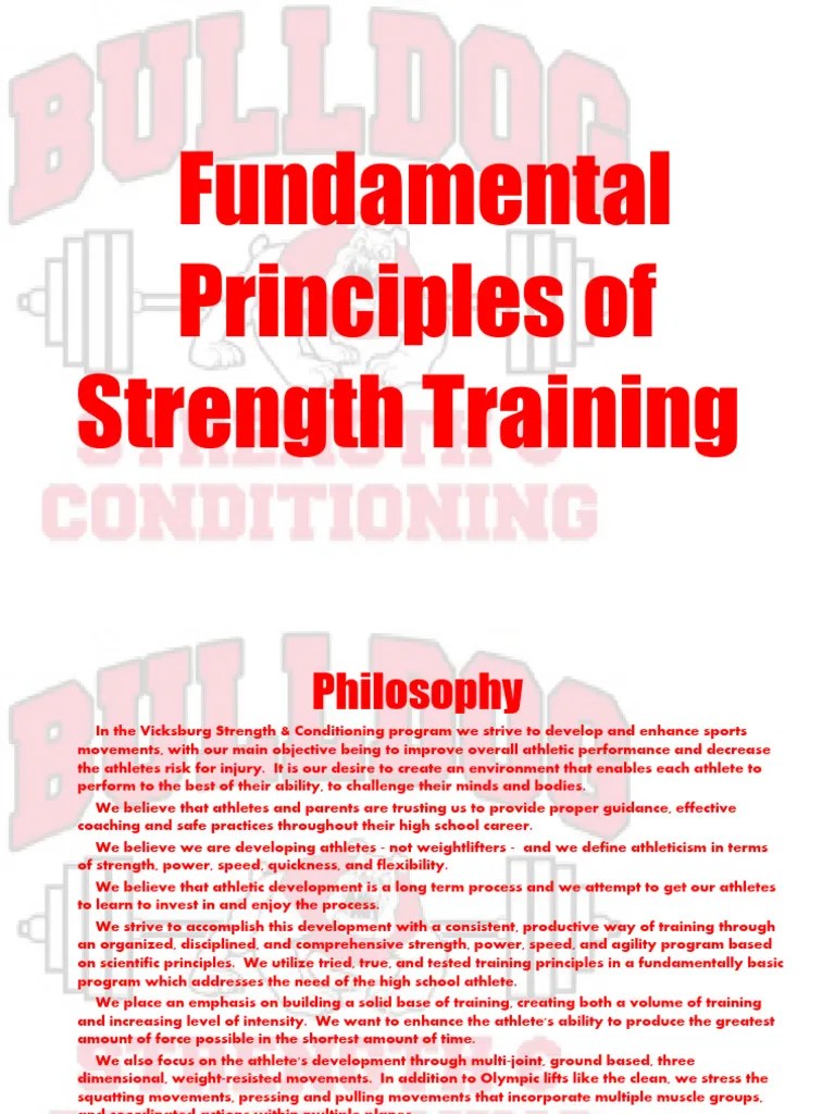 Strength Training Principles | PDF | Skeletal Muscle | Strength Training
