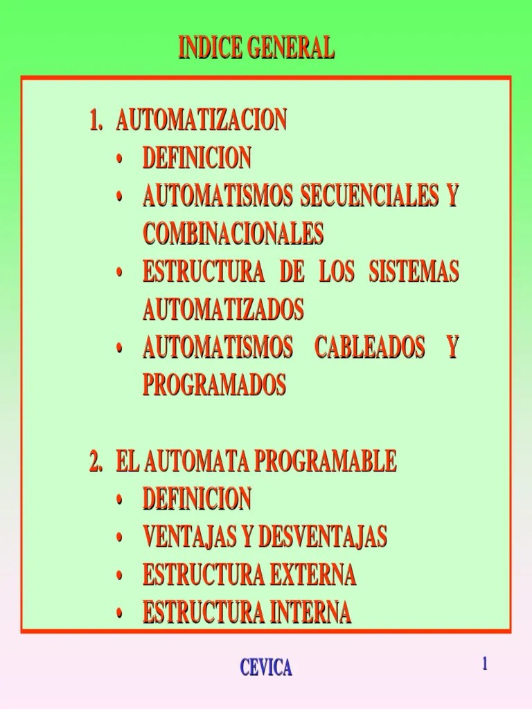 Automatizacion Con PLC1 | PDF | Controlador Lógico Programable | Unidad Central De Procesamiento