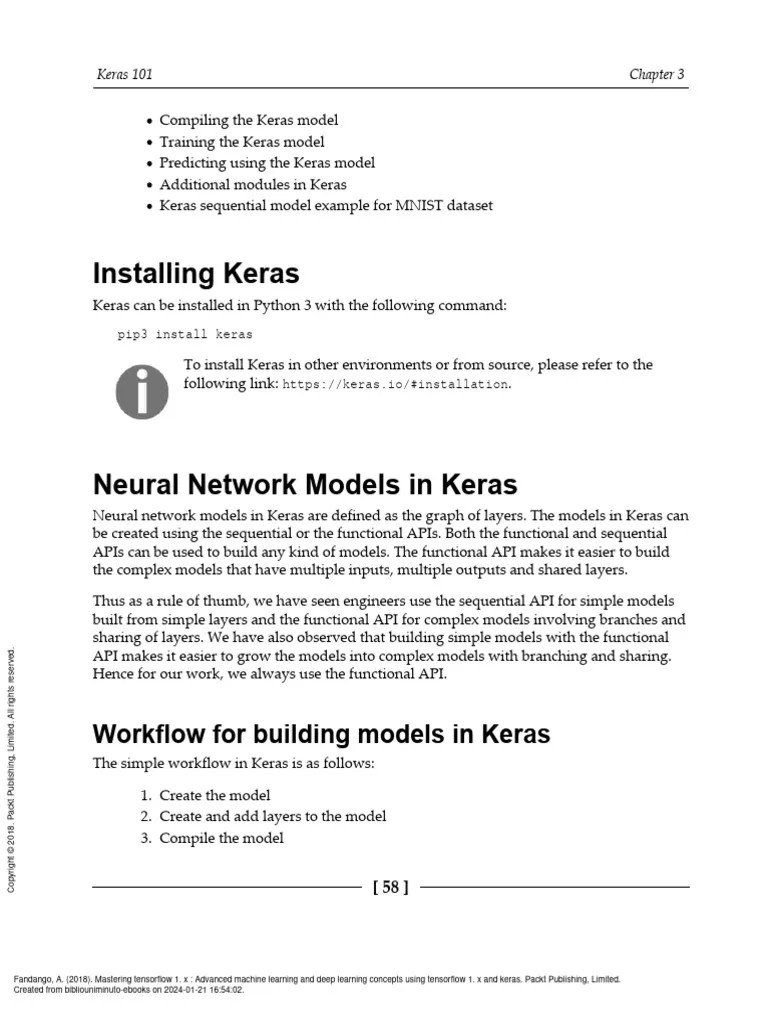 Mastering TensorFlow 1. X Advanced Machine Learnin... - (PG 72 - 86 ...
