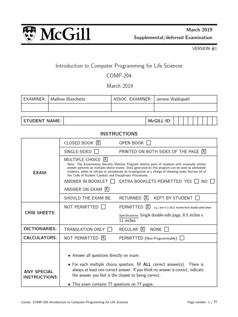 SupplementalExam2018 Solution | PDF | Function (Mathematics) | Multiple ...