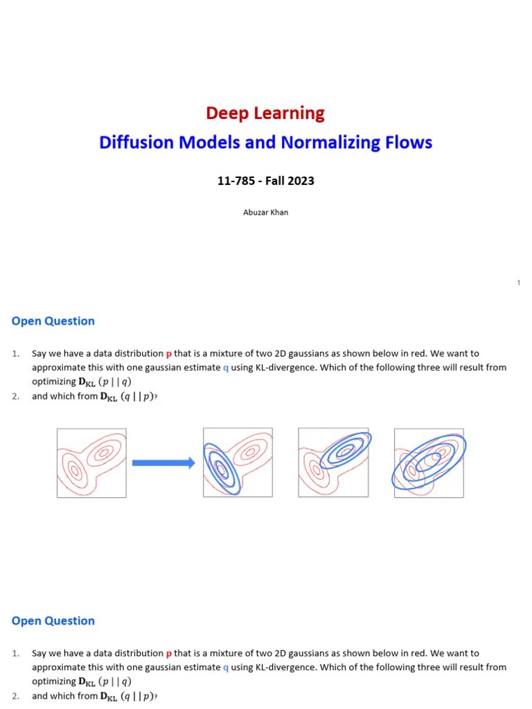 Khan - Diffusion Models And Normalizing Flows | PDF | Determinant ...