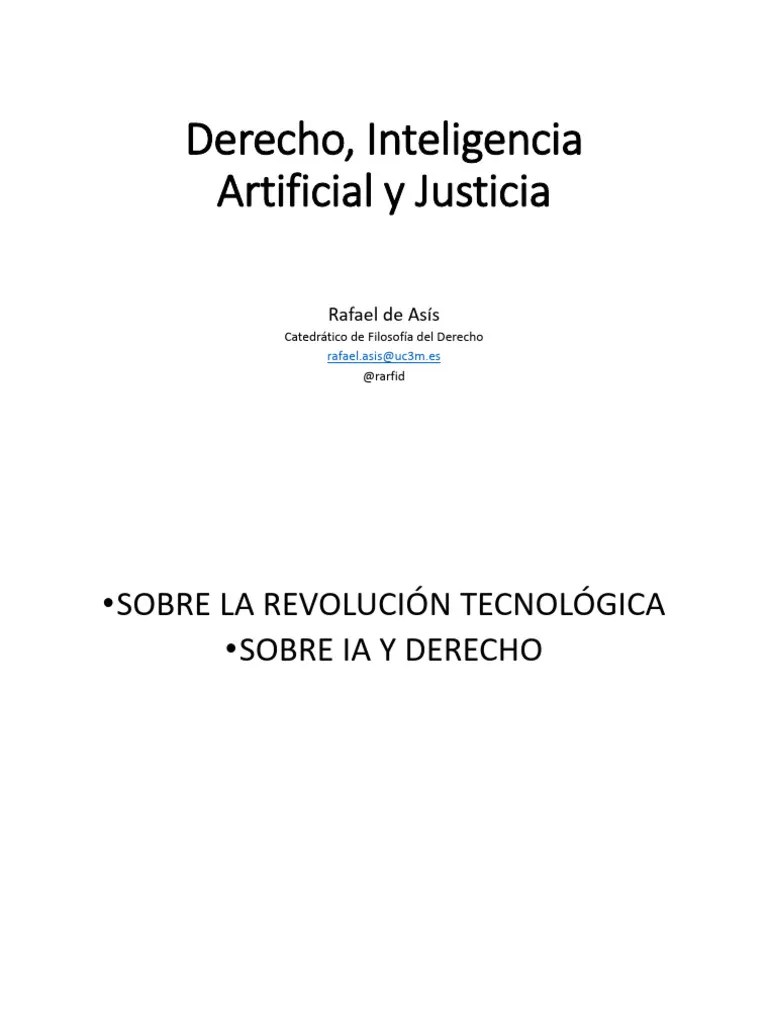 Derecho-Inteligencia-Artificial-Y-Justicia - Asis | PDF | Inteligencia ...