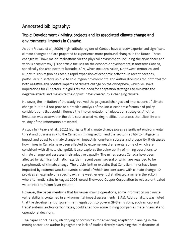 Assignment 1 - Annotated Bibliography - Olassayil Sancy Sebsatian | PDF ...