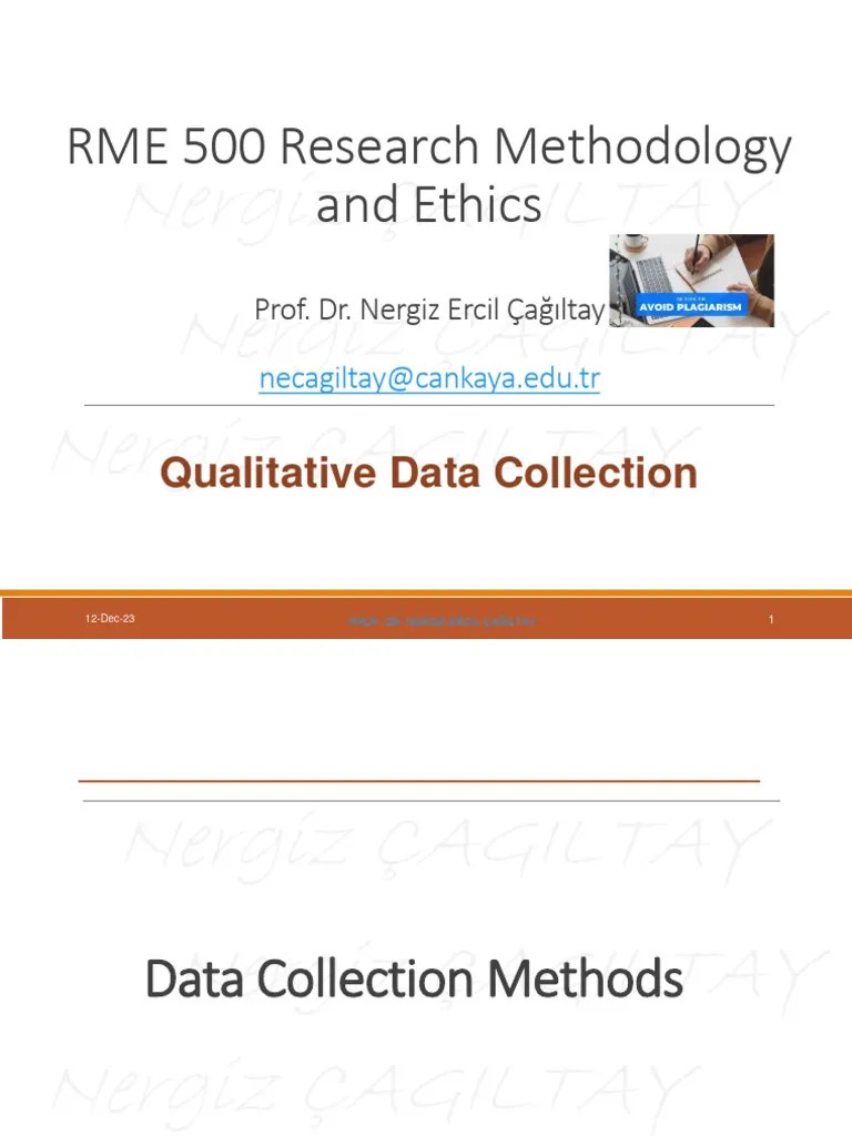 Qualitative - Data Collection Methods | PDF | Qualitative Research | Methodology