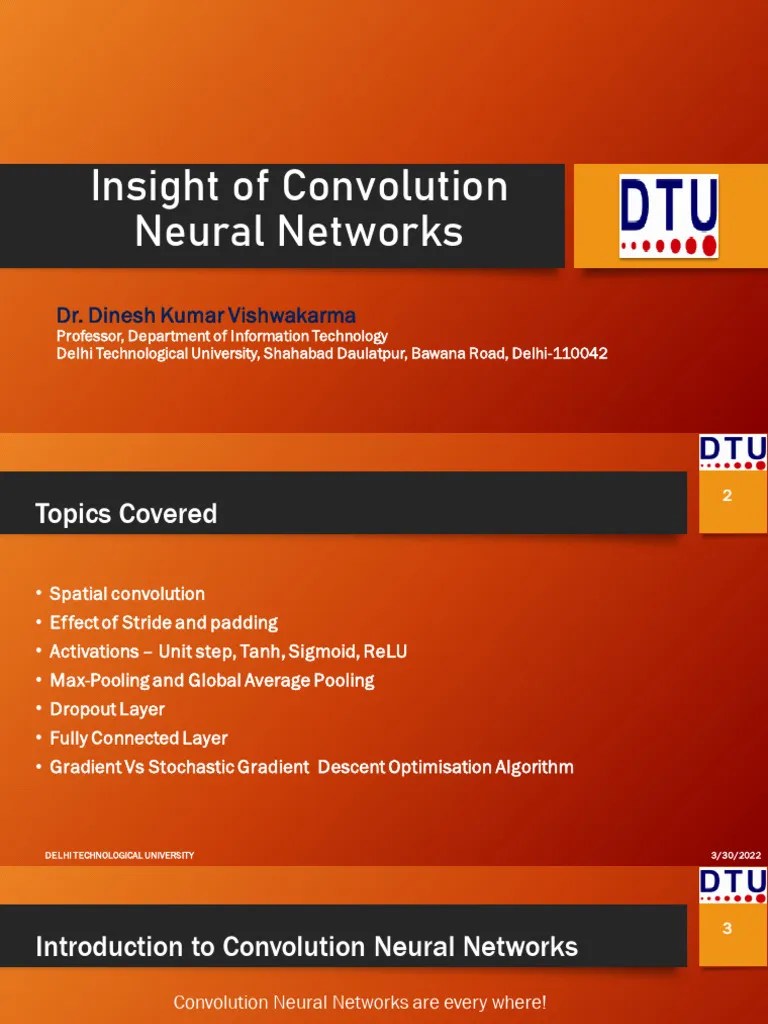 6 Lecture CNN | PDF | Artificial Neural Network | Cognitive Science