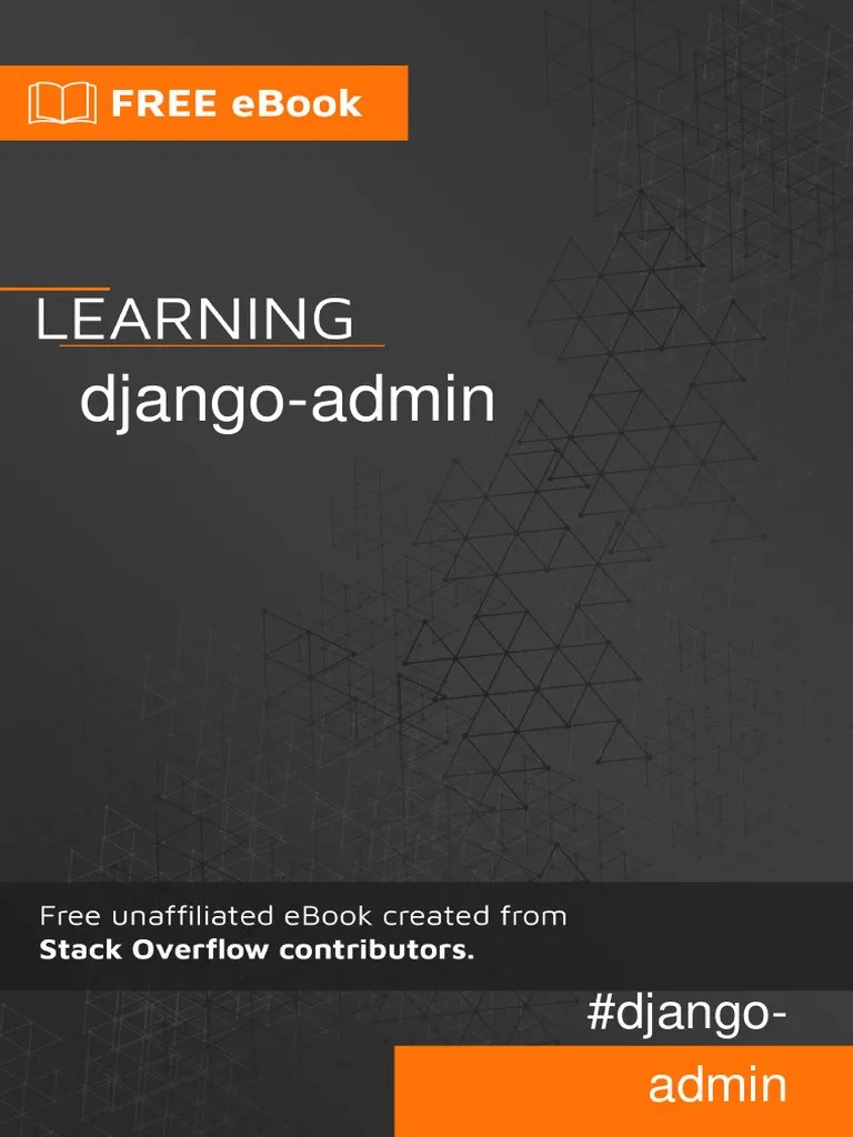 Django Admin | PDF | Web Application | Directory (Computing)