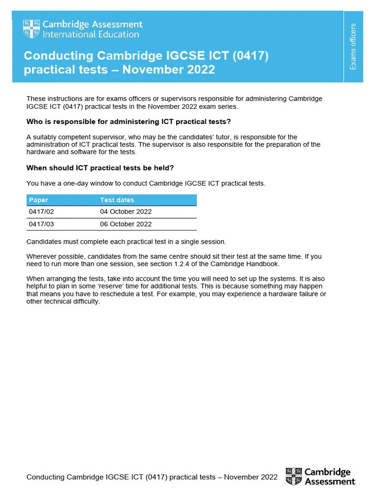 Conducting Cambridge IGCSE ICT | PDF | Computer File | Software