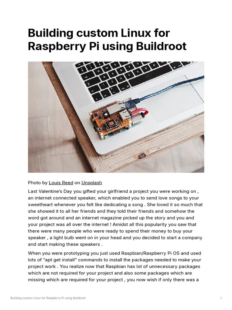 Building Custom Linux For Raspberry Pi Using Buildroot | PDF | Secure ...