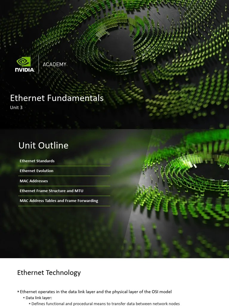 Ethernet Fundamentals | PDF | Ethernet | Computer Network