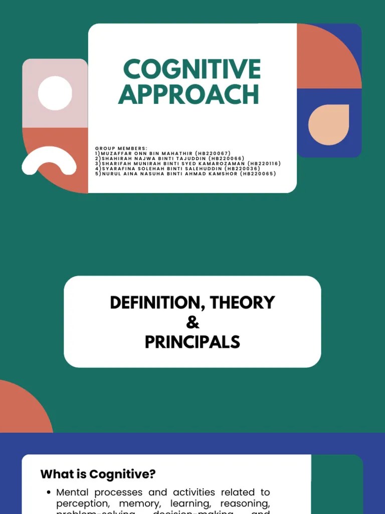COGNITIVE APPROACH - Group 4 | PDF | Cognitive Psychology | Cognition