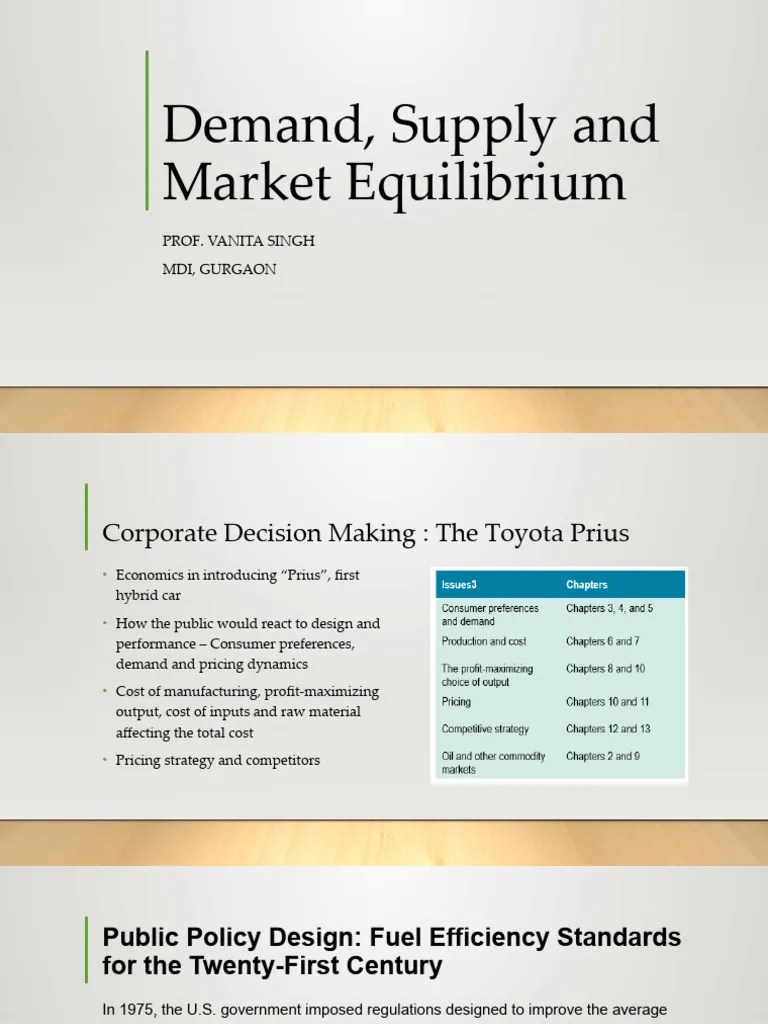 Session 2_ Demand Supply Market Equilibrium | PDF | Supply (Economics) | Supply And Demand