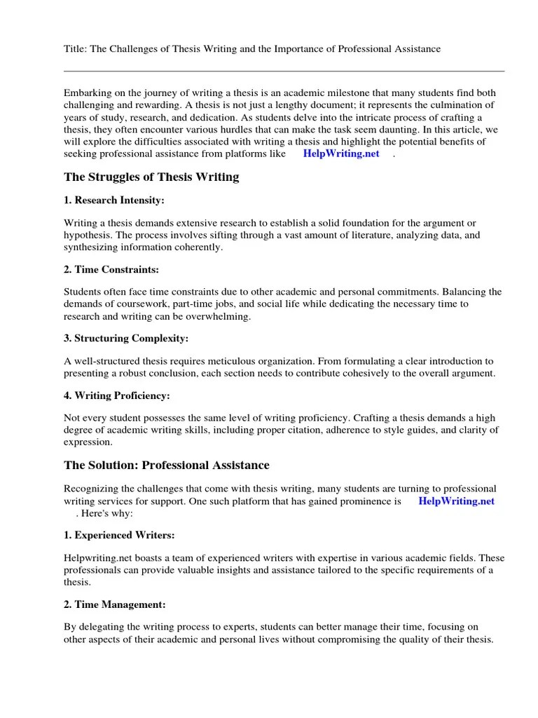 What Does It Mean To Defend Your Thesis | PDF | Thesis