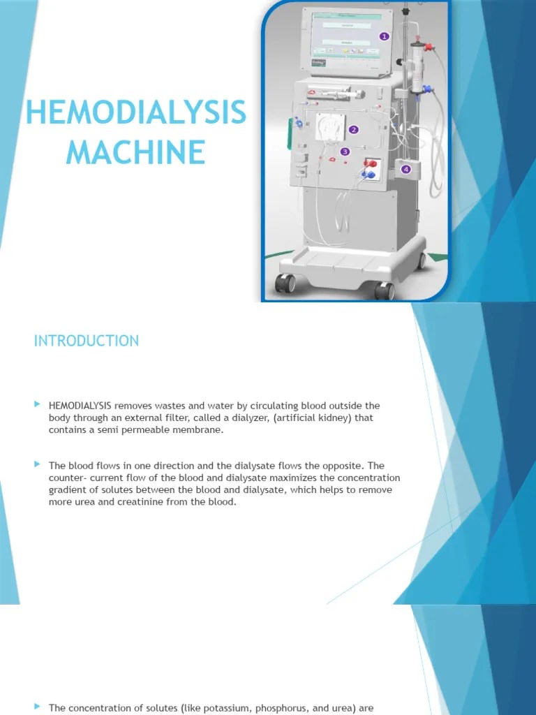 Hemodialysis Machine Ppt [Autosaved] | PDF | Hemodialysis | Physical ...