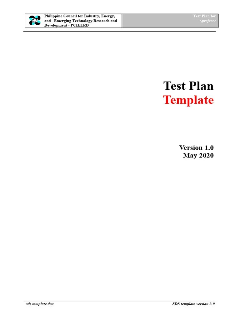Test Plan Template | Download Free PDF | Software Testing | Human Resources