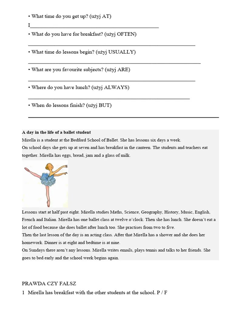 English Class A1 + Present Simple Present Continuous Unit 1 | PDF