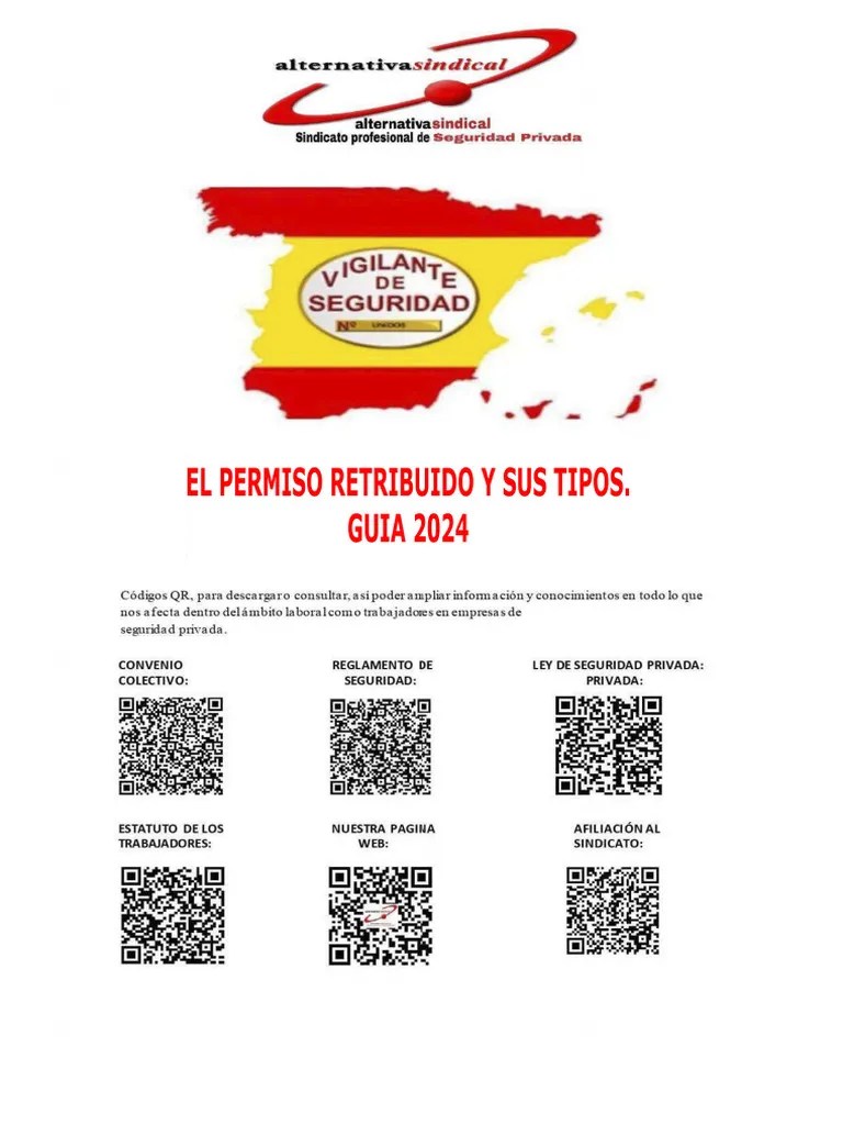 GUIA PERMISOS LABORALES RETRIBUIDOS 2024 | PDF