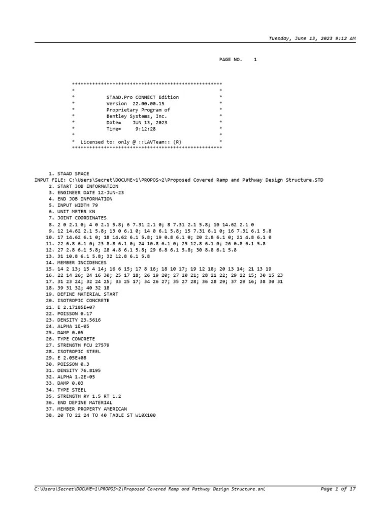 Structure Design Analysis | PDF | Bending | Cartesian Coordinate System
