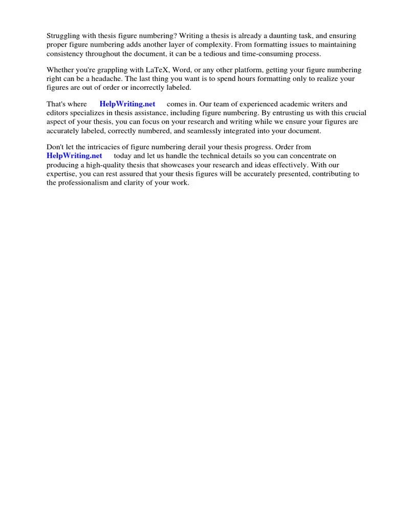Thesis Figure Numbering | PDF | Thesis | Paragraph