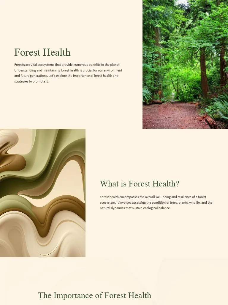 Forest Health | PDF | Forests | Ecosystem
