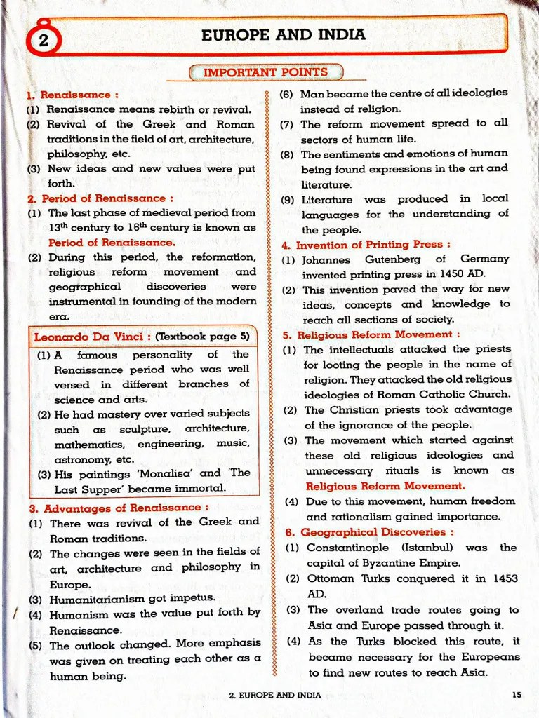 8th History Lesson 2 | PDF