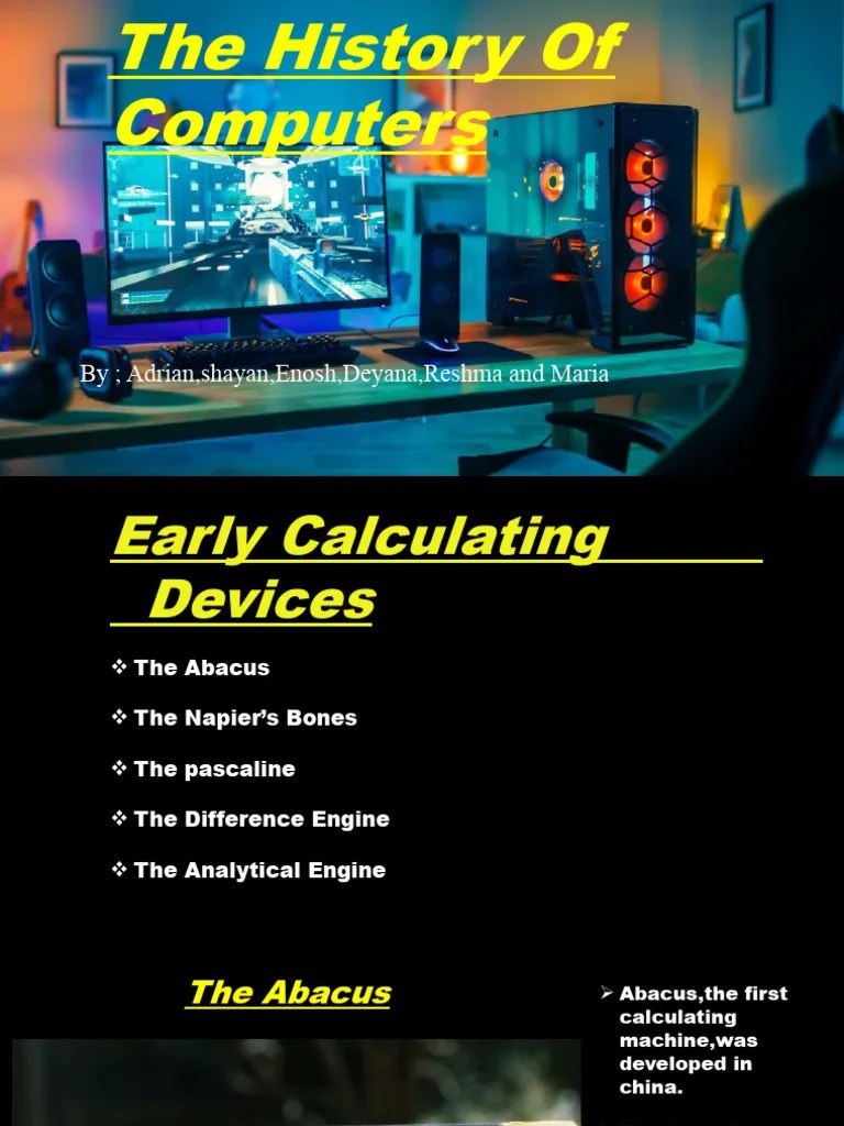 Presentation Of Computer History 2 | PDF | Microcomputers | Personal ...