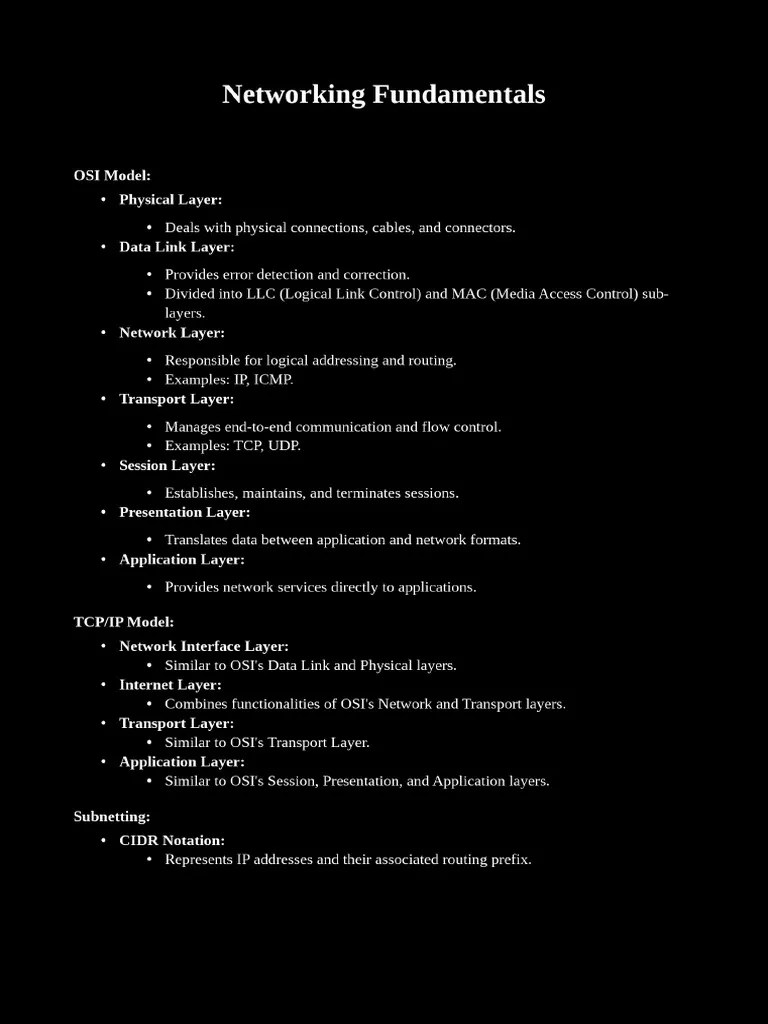 CCNA Fundamentals | PDF