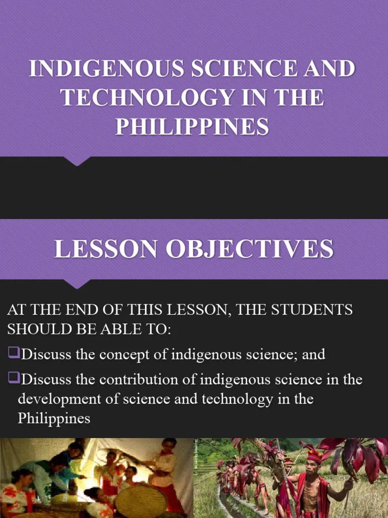 Indigenous Science And Technology In The Philippines | Download Free ...