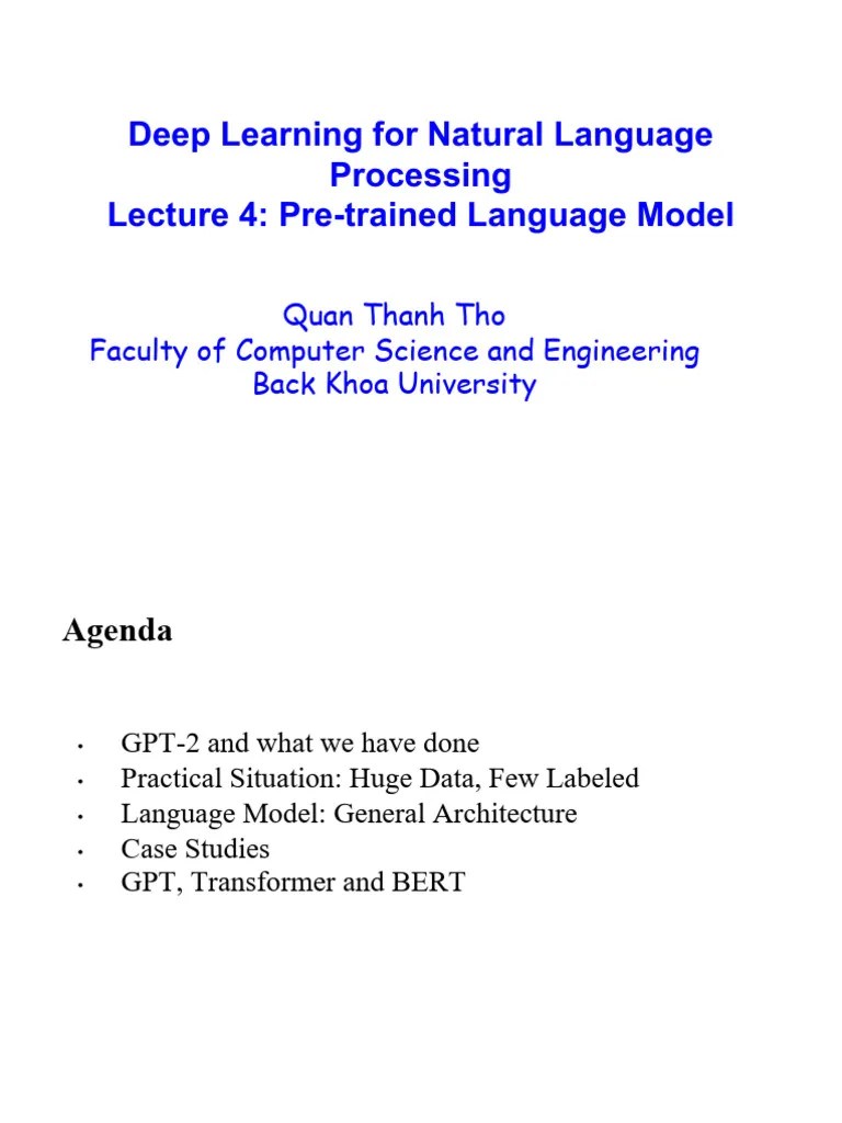 NLP DL Lecture4 | PDF | Cybernetics | Cognition