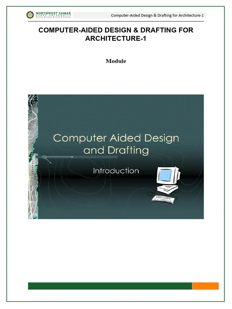 CAD 312 Module 1 | Download Free PDF | Computer Aided Design | Technical Drawing