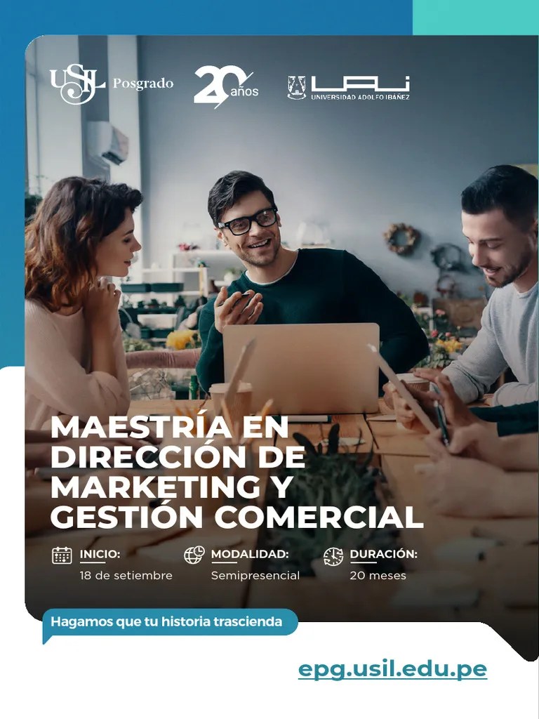 Brochure - Maestria En Direccion De Marketing Y Gestion Comercial | PDF ...