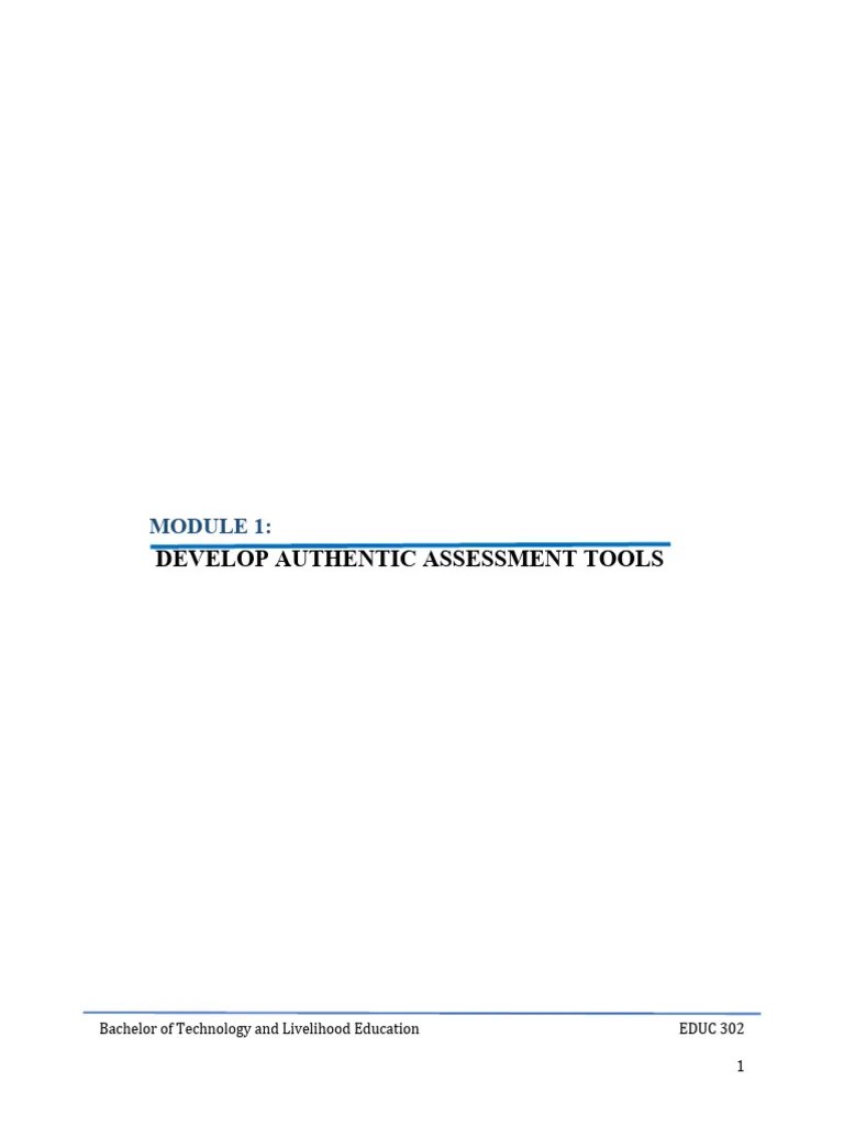 302-Module-1 (1) | PDF | Educational Assessment | Competence (Human ...