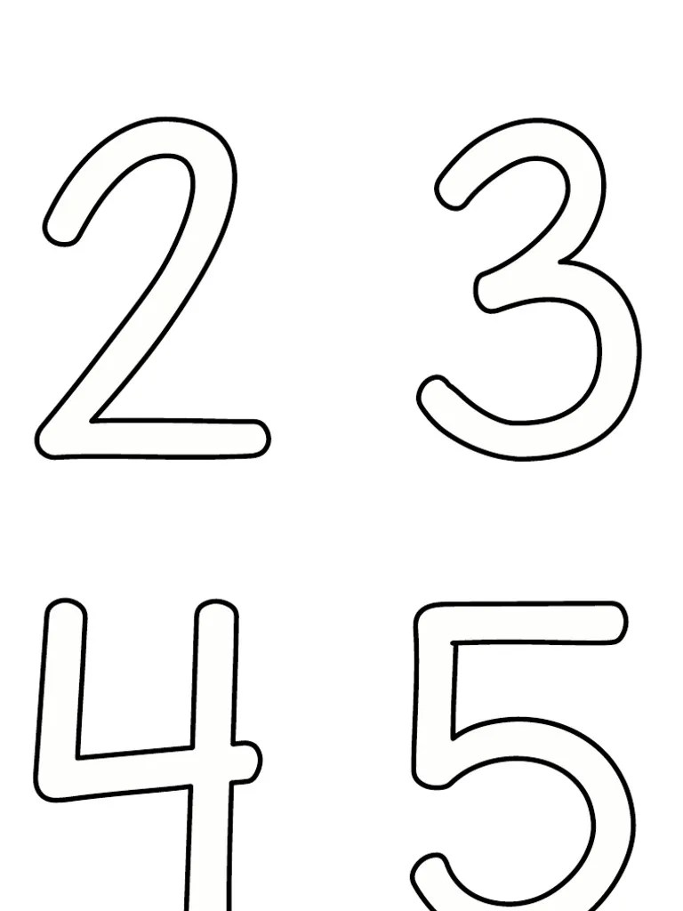 Números Del 1 Al 6 Anterior Y Posterior | PDF