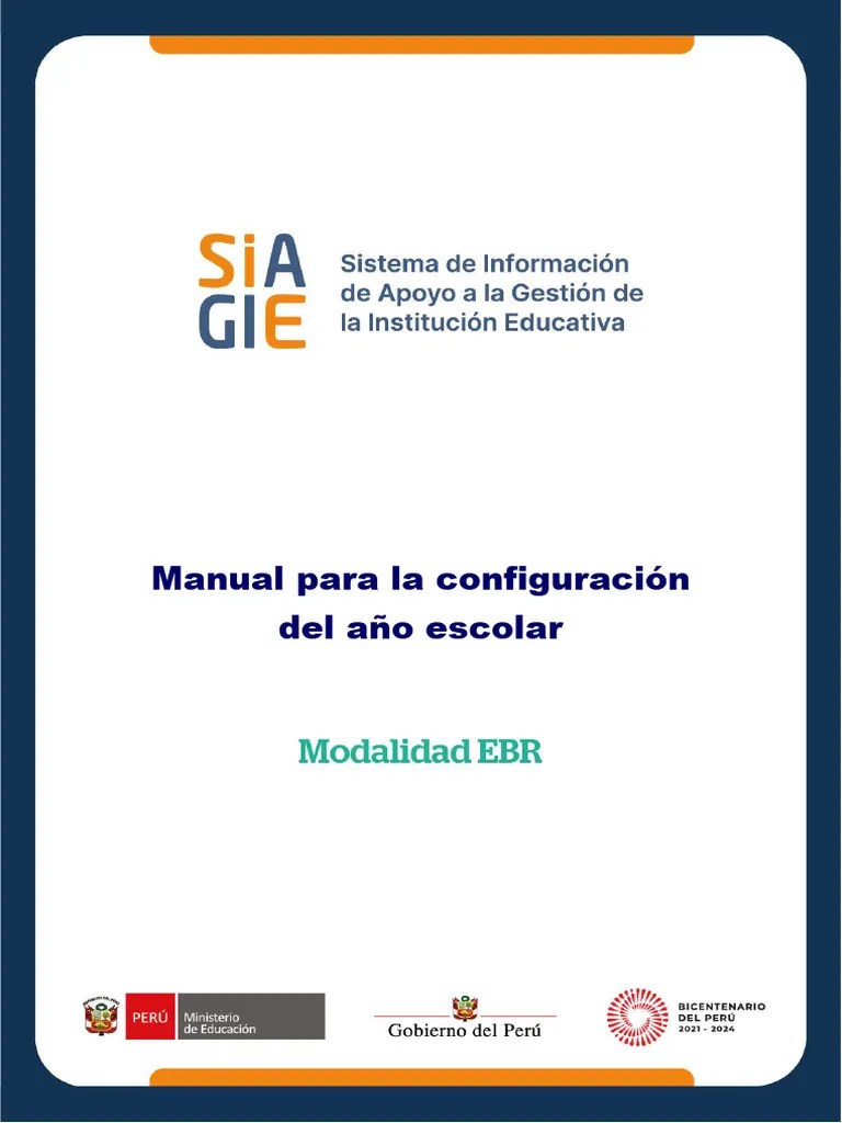 Manual De Configuración Del Año Escolar - Siagie Cusco 951823004 | PDF ...