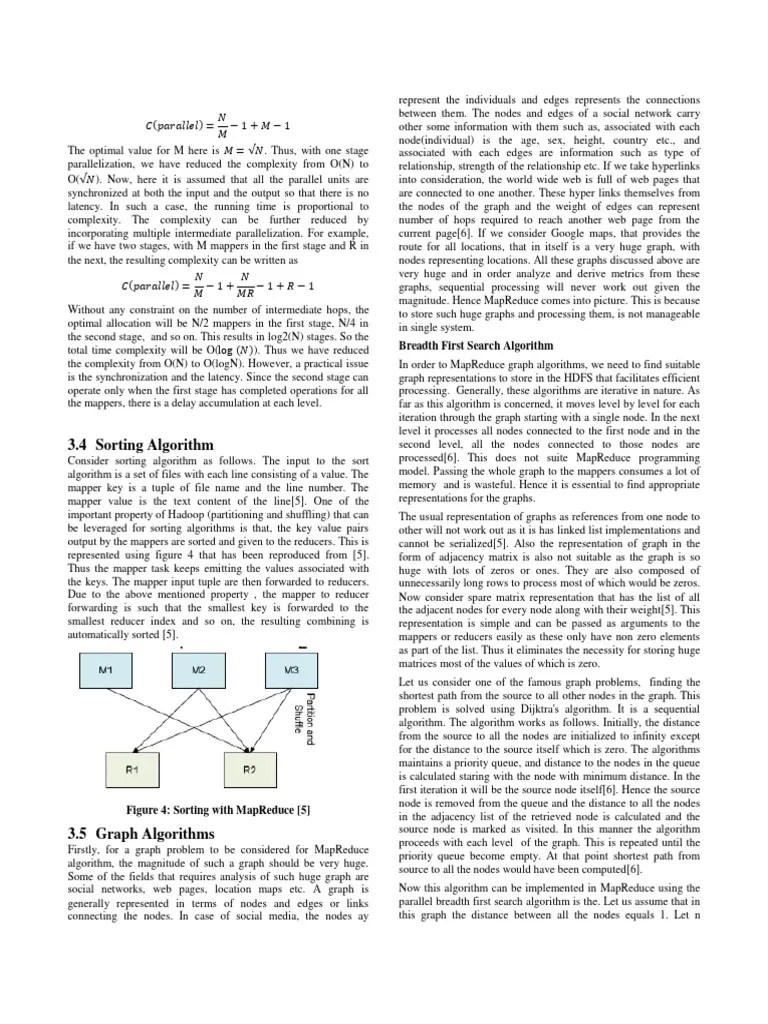 Map Reduce Algorithm 1 | PDF | Map Reduce | Mathematical Relations