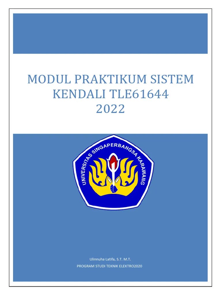 Modul Praktikum Sistem Kendali 2022 (final) 2 | PDF