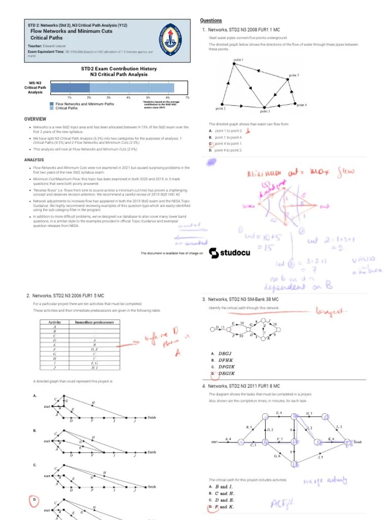 Flow Networks | PDF | Applied Mathematics | Theoretical Computer Science