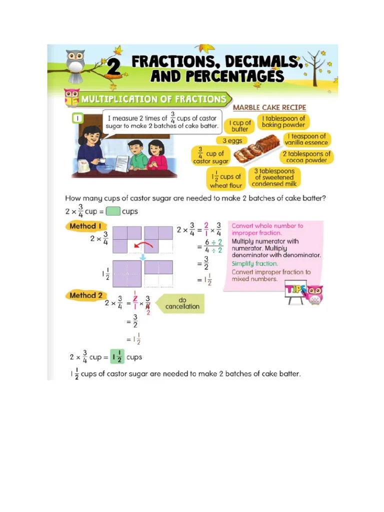 Fractions, Decimals And Percentages | PDF