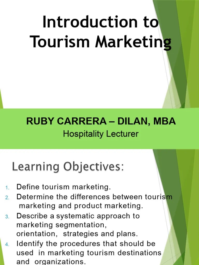 Introduction To Tourism Marketing | Download Free PDF | Marketing | Tourism