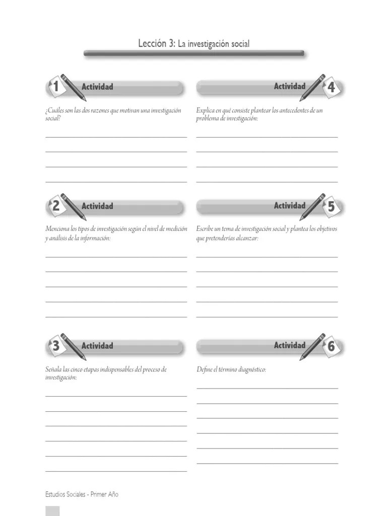 Ciencias Sociales Cuadernillo De Trabajo 3 | Descargar Gratis PDF | Investigación Social | Science