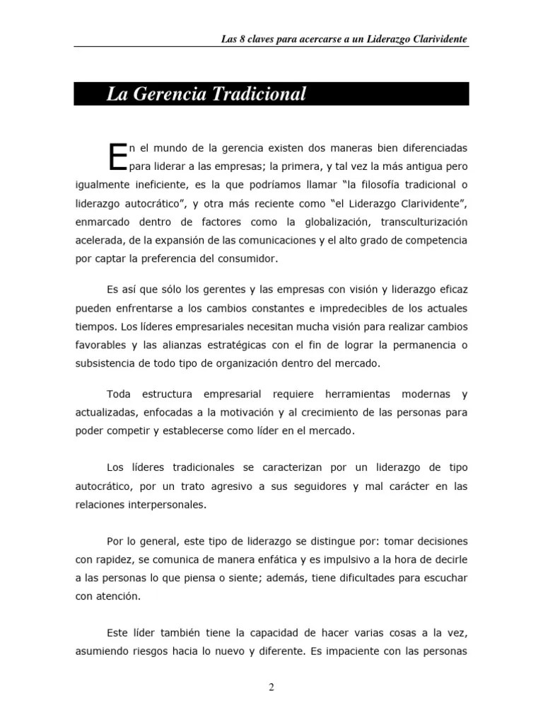 Libro Liderazgo | PDF | Liderazgo | Creatividad